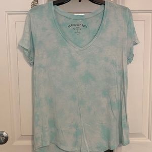 Aeropostale Blue Tye Dye Top